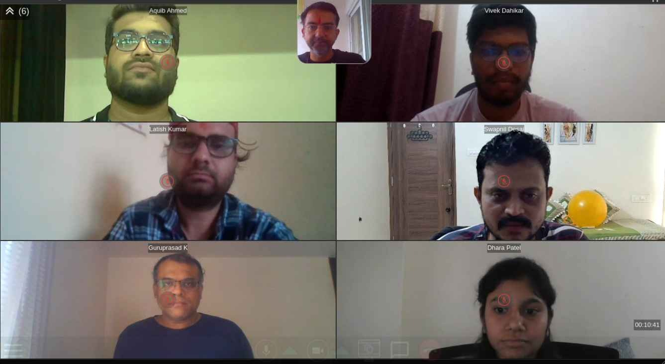 Saarathy group call with chat