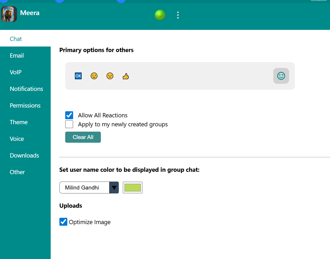 Screenshot of Saarathy Customize Settings page with themes, notifications and personalization options