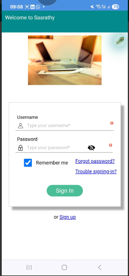 Sign in