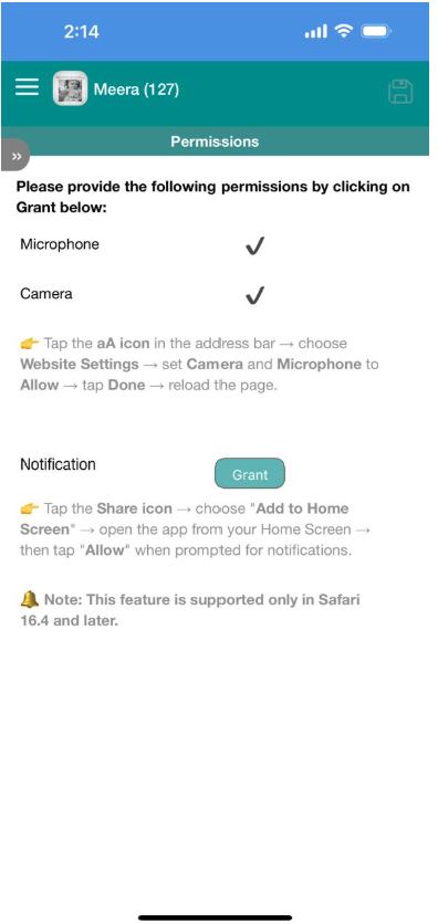 Permissions