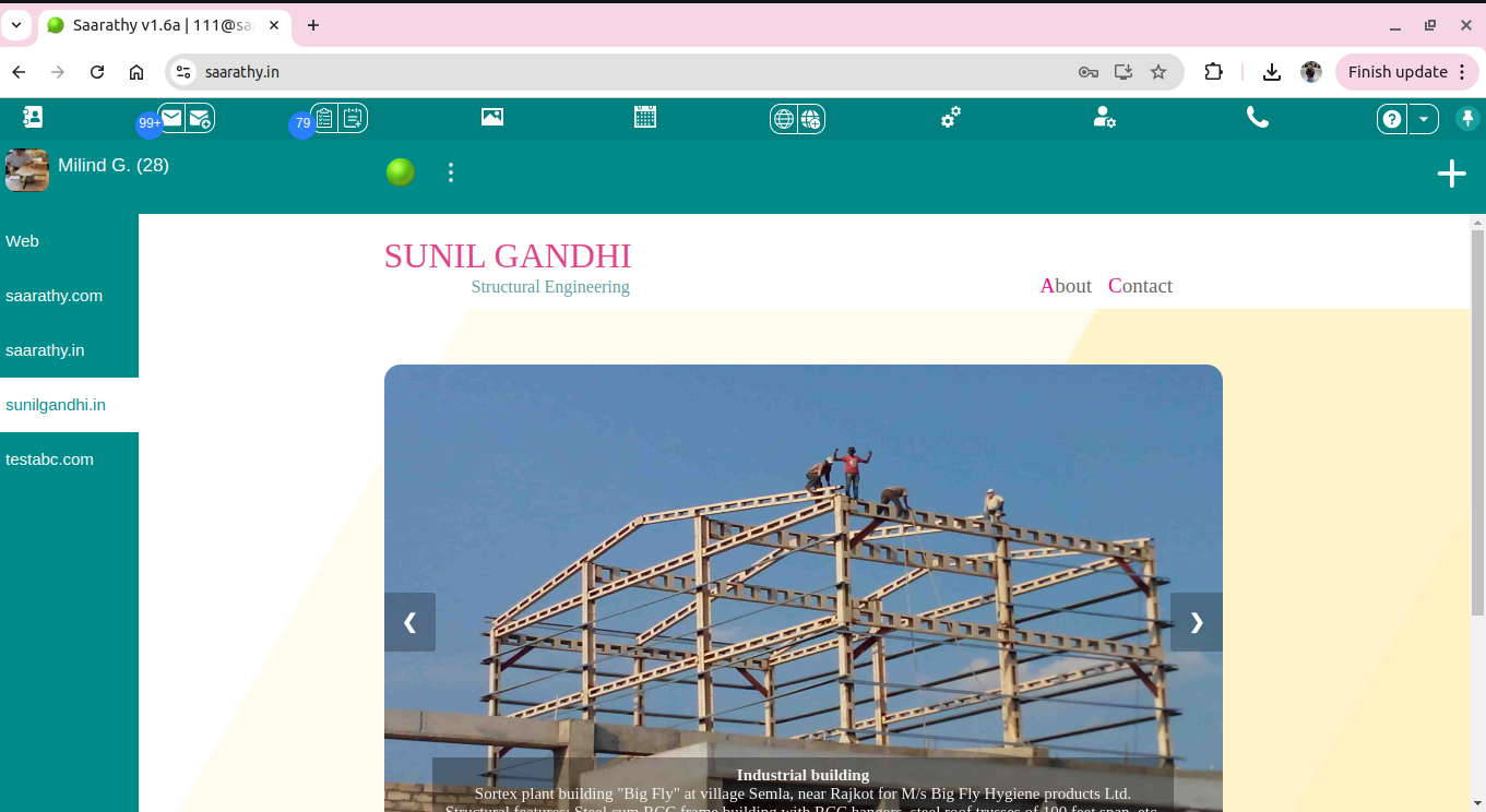 Web Hosting Screenshot 2
